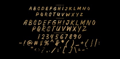 Page Maker Brush Font Poster 6