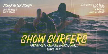 Page Maker Brush Font Poster 3