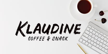 Page Maker Brush Font Poster 8