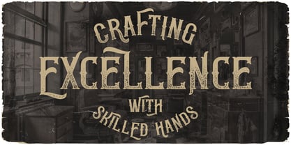 Handcrafter Font Poster 2