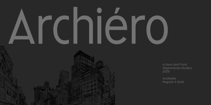 Archiero Font Poster 1