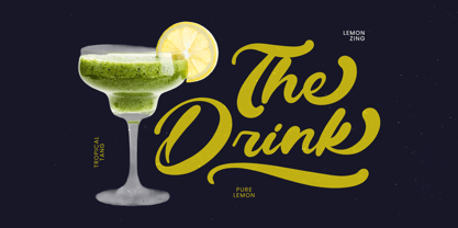 Drink South Font Poster 11