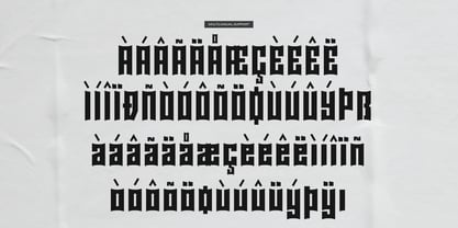 Core Raptor Font Poster 11