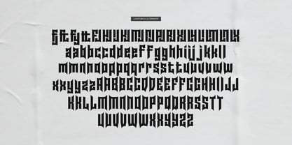 Core Raptor Font Poster 12