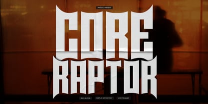 Core Raptor Font Poster 1