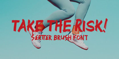 Sertter Brush Font Poster 3