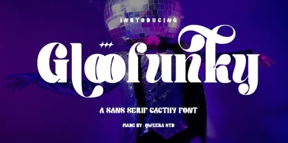 Gloofunky Font Poster 1
