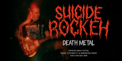 Suicra Crukods Font Poster 5