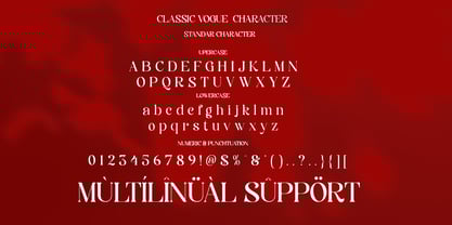 Classic Vogue Font Poster 7