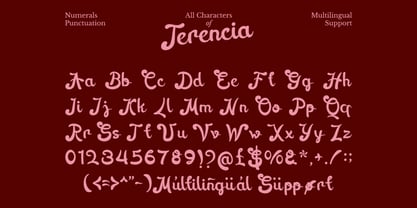 Terencia Font Poster 2