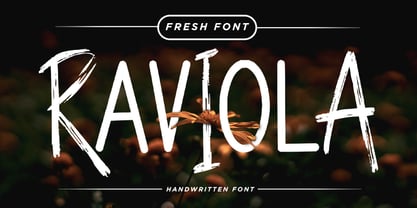 Raviola Font Poster 1