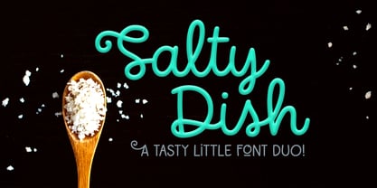 Salty Dish Font Poster 1
