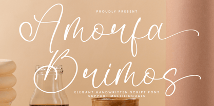 Amorfa Brimos Font Poster 1
