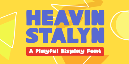 Heavin Stalyn Font Poster 1