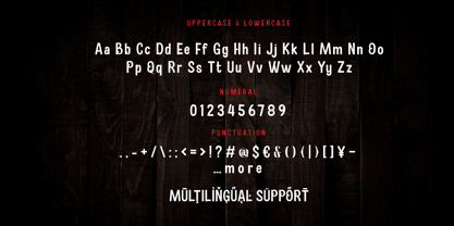 Ardentemon Font Poster 9