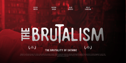 Ardentemon Font Poster 2