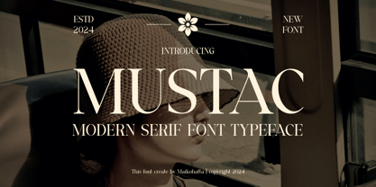 Mustac Font Poster 1