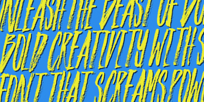 Imagine Brush Font Poster 6