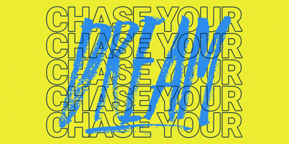 Imagine Brush Font Poster 2