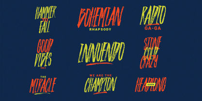 Imagine Brush Font Poster 3