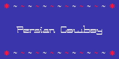 Persian Cowboy Font Poster 1