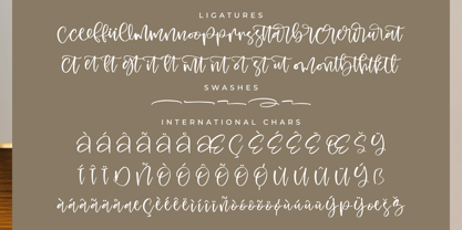 Seraphy Blossom Font Poster 8