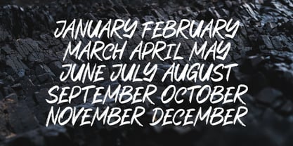 Sheets Cheats Brush Font Poster 4