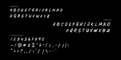 Sheets Cheats Brush Font Poster 6