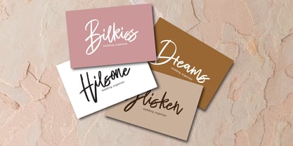 Delight Party Brush Font Poster 2