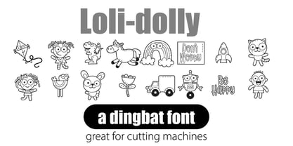 Lolidolly Font Poster 5