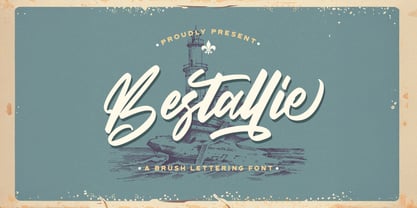 Bestallie Font Poster 1