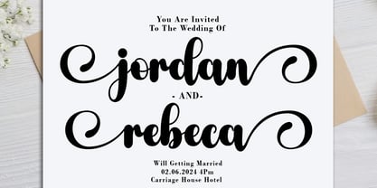 Nophia Script Font Poster 2