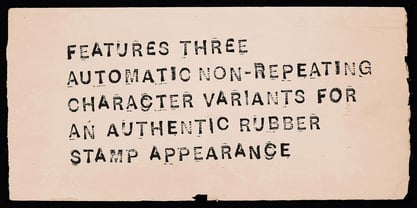 Carbak Stamp Font Poster 7