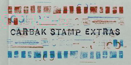 Carbak Stamp Font Poster 6