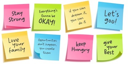 Unplug Notes Font Poster 7