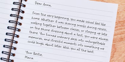 Unplug Notes Font Poster 2