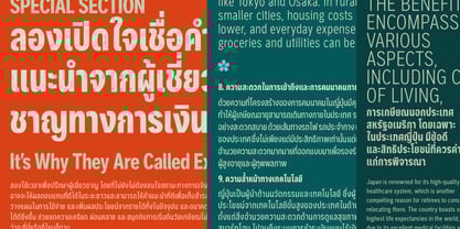 Aaux Pro Thai Compressed Font Poster 2