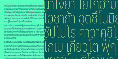 Aaux Pro Thai Compressed Font Poster 5
