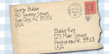 Thin Handwriting Font Poster 3