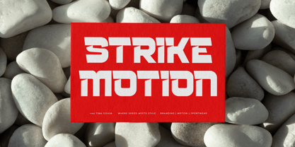 Rocket Track Font Poster 13