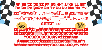 Rocket Track Font Poster 15