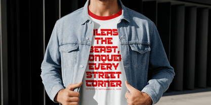 Rocket Track Font Poster 2