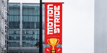 Rocket Track Font Poster 11