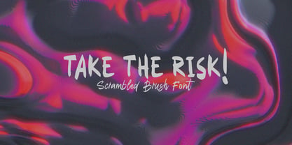 Scrambled Brush Font Poster 5