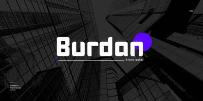 Burdan Font Poster 1