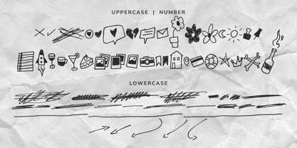 Edgy Note Font Poster 11