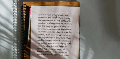 Edgy Note Font Poster 9