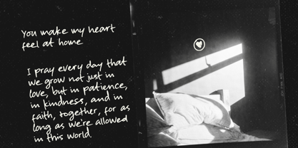 Edgy Note Font Poster 5