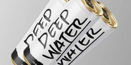 Edgy Note Font Poster 4