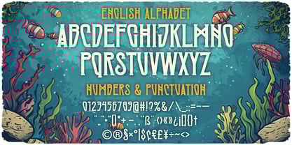 Underwater Font Poster 3